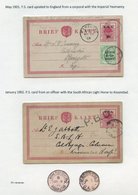 O.F.S/ORANGE RIVER COLONY Collection & Study Of ½d & 1d Postcards From 1890 To 1905, Both M & U Incl. V.R.I Overprints & - Sonstige & Ohne Zuordnung