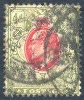 1903-04 CA 4d Variety 'IOSTAGE' For 'POSTAGE' U Heavily Cancelled, The CA Variety Is A Slightly Earlier State Than The M - Altri & Non Classificati