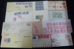 1960's Covers (15) Mostly Commercial Incl. Airmails To Europe & USA. Noted - 1964 Registered Letter, With 53 Paisa Frank - Altri & Non Classificati