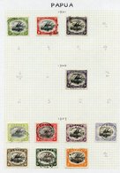 1901-65 VFU Collection On Leaves From Papua 1901 ½d, 1d, 2d, 1907 To 1s, 1911 To 6d, 1916 To 1s, 1932 Pictorials To 1s,  - Autres & Non Classés