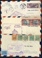 1929-71 Range First Flight Cacheted Covers Incl. PAA San Juan - Castries, St. Lucia, San Juan - Port Of Spain, San Juan  - Sonstige & Ohne Zuordnung