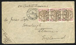 BOER WAR 1899 Cover To England Endorsed 'On Active Service' Counter Signed J. C. Jesser Coope, Capt. S.R.V. (Southern Rh - Other & Unclassified