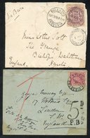 BOER WAR 1901 Cover & 1900 Cover Front, The Cover Underpaid With A 1d Cancelled Bulawayo 15.MAY.01 & Taxed On Arrival, B - Autres & Non Classés