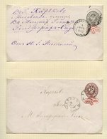 COLLECTION OF POSTAL HISTORY On Leaves Loose With Early Map Of Europe (faults), Postal Stationery Covers & Cards (16) Fr - Sonstige & Ohne Zuordnung