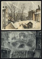 1944 Propaganda Cards Relating To The Siege Of Leningrad. (5) - Autres & Non Classés