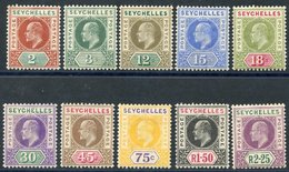 1903 CCA Set (excl. 6c), Fine M, SG.46/56. (10) Cat. £130 - Other & Unclassified