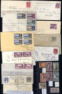 20thC Assembly Of Covers, PPC's, Postal Stationery & Postmarks (8) Incl. 1909 KEVII 1d Postal Stationery Envelope, PPC's - Other & Unclassified