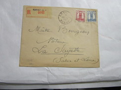 Lettre Du Maroc Pour La France 1945 - Briefe U. Dokumente
