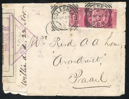 BOER WAR 1901 Censored Cover Written By William Louw To His Mother From Colesberg Gaol, And Censored 22.NOV.1901, The Ni - Other & Unclassified