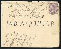 BOER WAR 1901 Cover To Punjab, India With A GB 1d Cancelled Army Post Office Kroonstad OC.18.01 (First Day Of Use Of Thi - Autres & Non Classés