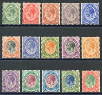 1913-24 KGV Defin Set M, SG.3/17. (15) Cat. £950. - Altri & Non Classificati