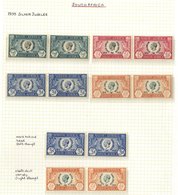 Collection Of Commemoratives From 1935-53 Written Up On Album Pages With M & U Stamps & Covers. Noted -  Silver Jubilee  - Altri & Non Classificati