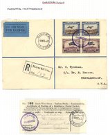 1930's (mainly) Collection Of Stamps & Covers (30) First Flights, Commercial Mail Both Internal & Overseas Etc. - Autres & Non Classés