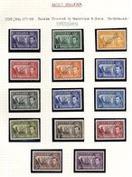 1938-44 Defin Set Perforated SPECIMEN Fresh M, SG.131s/40s, Scarce. Cat. £600 - Other & Unclassified