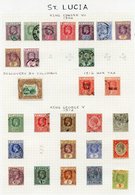 1864-1974 VFU Collection On Leaves Incl. No Value (1d), (4d), (6d) & (1s), 1881 Surcharge 2½d, 1883-86 To 4d, 1886-87 To - Other & Unclassified