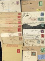1892-1932 Envelopes/PPC's (10) Incl. 1892 Registered To USA With 1891-98 Die II ½d & 4d, 1895 Registered To England With - Other & Unclassified