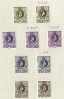 1938-54 KGV Defins Range Of Perfs, Shades Etc. With Values To 10s (3), All Fine M, From SG.28/38a. (41) ST.Cat. £590 - Other & Unclassified