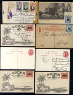 1898-1940's Covers & Postal Stationery Items (14), Noted - Scarce 4d Registered Envelope (thick Pale Buff Paper) Size 'G - Autres & Non Classés