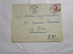 Lettre Du Maroc Pour La France 1939 - Covers & Documents