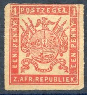1875-77 Very Thin Soft Opaque Paper, Fine Roulette 1d Orange-red Unused (as Issued) Expertised On Reverse, SG.49. (1) Ca - Other & Unclassified