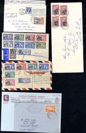 1948-54 Covers Selection (6) Incl. 1951 To South Africa With Good Strike Of Type X Cachet In Violet, Franked St. Helena  - Other & Unclassified