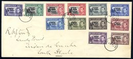 1952 Jan 1st Complete Set Of Twelve On A Single FDC Addressed To Mr Upton, Accompanied By A Photocopy Of A Photograph Sh - Otros & Sin Clasificación