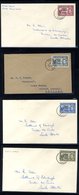 1952-55 Selection Of Covers Incl. Single Frankings Of 10s KGVI Reg Cover To Switzerland With Reg Label & Swiss Arrival M - Sonstige & Ohne Zuordnung