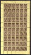 1919 3d Purple/orange Buff Bearing WAR/TAX Opt Wmk Inverted & Reverted, A Complete Sheet Of 60 Fresh UM, SG.153y, Cat. £ - Otros & Sin Clasificación