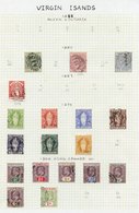 1880-1956 VFU Collection On Leaves Incl. 1899 To 1s, 1904 To 1s, 1913 To 1s, 1922 To 6d & 2/6d, 1935 Jubilee, 1937 Set,  - Other & Unclassified