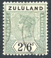1896 2/6d Green & Black, FU, Part Eshowe Cancel, SG.26. - Sonstige & Ohne Zuordnung