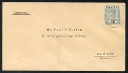 1897 Registered Envelope To Germany With 2/6d, Cancelled Eshowe JA.13.97. - Other & Unclassified