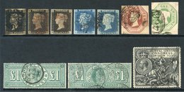 1840-2000 M & U Collection Housed In Six Multi Ring Windsor Albums Incl. 1840 1d (3), 1840 2d (2), 1841 1d (7), 1841 2d  - Altri & Non Classificati