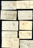 1794-1880 Range Of Covers With A Variety Of Marks Incl. 1794 BRIDGE/WATER, 1754 Brecon To London Addressed To 'The Rolls - Altri & Non Classificati