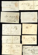 1794-1880 Range Of Covers With A Variety Of Marks Incl. 1794 BRIDGE/WATER, 1754 Brecon To London Addressed To 'The Rolls - Otros & Sin Clasificación