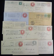 1897-1913 Selection Of 20 Items Showing Various London Machines - Bickerdike, Columbia, Krag Incl. 1d Pink Envelope With - Other & Unclassified
