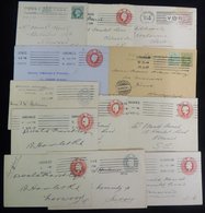 1897-1913 Selection Of 20 Items Showing Various London Machines - Bickerdike, Columbia, Krag Incl. 1d Pink Envelope With - Otros & Sin Clasificación