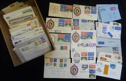 QEII Large Bundle Of Covers Incl. FDC's From Coronation Onwards Incl. Some Phosphor, Registered, Airmail, Air Letters, E - Sonstige & Ohne Zuordnung