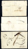 BERKSHIRE Mainly Pre-stamp Covers With Good Mileage Marks Of Farringdon, Windsor & Wokingham, Hungerford Udc, S/line & C - Other & Unclassified