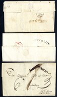 BERKSHIRE Mainly Pre-stamp Covers With Good Mileage Marks Of Farringdon, Windsor & Wokingham, Hungerford Udc, S/line & C - Autres & Non Classés