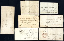 CHESHIRE, SHROPSHIRE, STAFFORDSHIRE 1790's-1923 Mainly Pre-stamp Range Incl. S/line & Three Different Curved CHESTER, La - Other & Unclassified