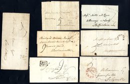 CHESHIRE, SHROPSHIRE, STAFFORDSHIRE 1790's-1923 Mainly Pre-stamp Range Incl. S/line & Three Different Curved CHESTER, La - Autres & Non Classés