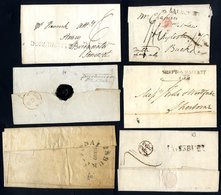 DORSET & WILTSHIRE C1782-1920 Covers Incl. Dorchester Penny Post (2), Shaftesbury Udc, Christchurch Correspondence; Sali - Altri & Non Classificati