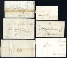 LEICESTERSHIRE & NORTHAMPTONSHIRE C1790s-1910 Incl. S/line & Curved LEICESTER, Nice MISSENT (1828), Early Melton Mowbray - Altri & Non Classificati