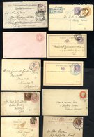 LONDON Mainly QV Issues Used From London Incl. 1d Pink E's  With Nice Maltese Crosses, 1d Uprating, Unusual 1d Cut-out ( - Sonstige & Ohne Zuordnung