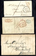 YORKSHIRE (IDLE, ECCLESHILL Etc) Collection Of 69 Covers Or PPC's Incl. 1839-50 Idle/Penny Post Hand Stamps (8) In Red O - Sonstige & Ohne Zuordnung