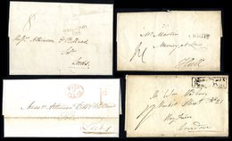 YORKSHIRE (LEEDS & SURROUNDING AREA) Album Containing A Collection Of Covers & PPC's (82) From Pre-stamp Covers, Highlig - Other & Unclassified