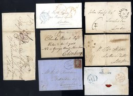 YORKSHIRE (NORTH) C1795-1910 Incl. York Mileage C.d.s (2), UPP 1d Marks (6), S/line Micklegate, Village Cancels; Pre-sta - Autres & Non Classés