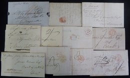 1796-1849 Small Range Of Covers (11) Incl. 1796 & 1799 Edinburgh Bishop Marks, 1799 Letter Delivered By Hand, 1806 Entir - Autres & Non Classés