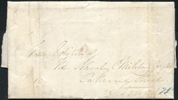GOLD COAST 1836 April 11th Entire Letter, Dated & Headed 'Cape Coast Castle,' Addressed To The Naval, Military Gazette,  - Otros & Sin Clasificación