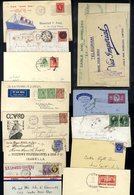GB (mainly) Mixture C1905-80 (largely QEII) With Variety Of Paquebot Marks, Ships' Cachets, Commemorative Covers (Chay B - Autres & Non Classés